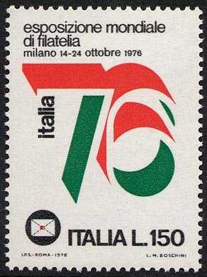 Propaganda dell'Esposizione mondiale di filatelia 'Italia ' 76' - logo