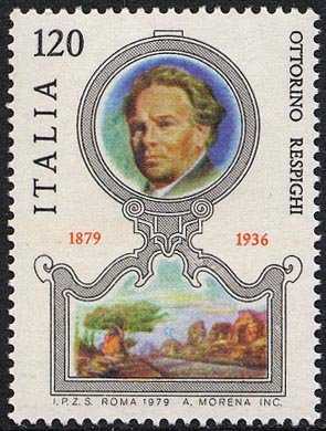 Centenario della nascita di Ottorino Respighi - ritratto del compositore