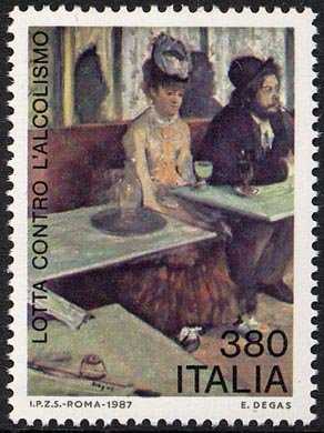 Problemi del nostro tempo - L'alcolismo - «L'absinthe»  di E. Degas