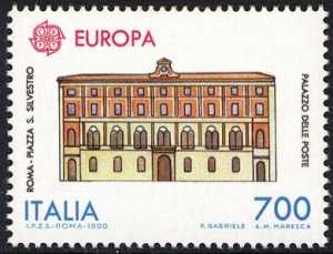 Europa - Edifici postali di ieri e di oggi - Palazzo delle Poste - Roma