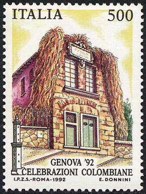 «Genova '92» - Celebrazioni Colombiane nel 5° Centenario della scoperta dell'America - casa di Colombo a Genova