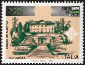 Centenario della Radio - 5ª emissione - Guglielmo Marconi - Villa Griffone