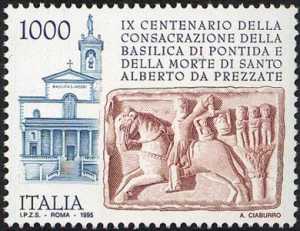 9° Centenario della consacrazione della Basilica cluniacense di Pontida e della morte di S. Alberto da Prezzate - Basilica e sarcofago di S. Alberto