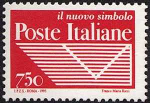 Istituzione dell'Ente Pubblico Economico «Poste Italiane» - logo dell'Ente ( negativo )