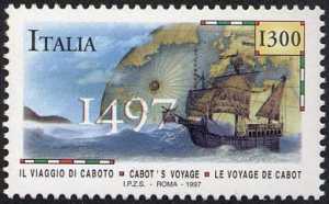 5° Centenario dello sbarco di Giovanni Caboto sulle coste canadesi - emissione congiunta con il Canada
