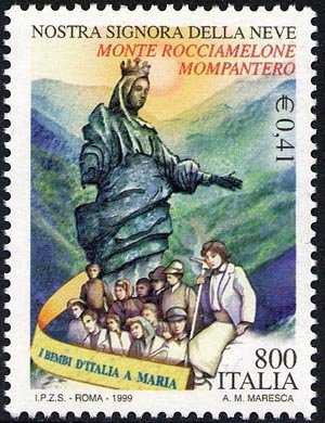 Centenario della posa in vetta, sul monte Rocciamelone, della stauta di Nostra Signora della Neve