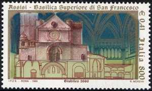 Riapertura della Basilica Superiore di S. Francesco in Assisi - facciata della Basilica