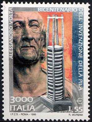 Bicentenario della invenzione della «pila» ad opera di Alessandro Volta