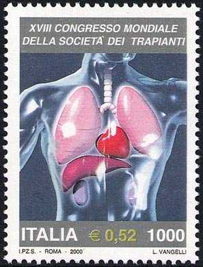 XVIII° Congresso internazionale della Società dei Trapianti - gli organi più trapiantati