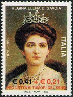 Cinquantenario della morte della Regina Elena di Savoia, moglie di Vittorio Emanuele III - ritratto della Regina
