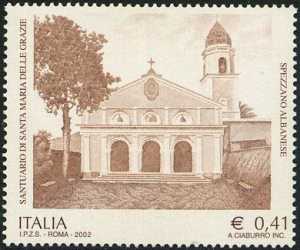 Patrimonio artistico e culturale italiano - Santuario di Santa Maria delle Grazie - Spezzano - facciata