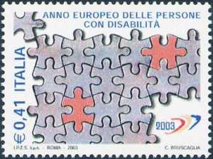 Anno europeo delle persone con disabilità - puzzle