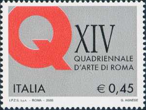 14ª Edizione dell'Esposizione Quadriennale di Roma - logo