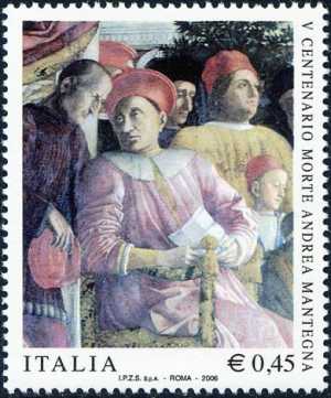 5° Centenario della morte di Andrea Mantegna - particolare dell'affresco «Camera degli sposi»