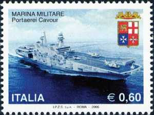 «Le Istituzioni» - 22ª serie - Marina Militare - Portaerei Cavour