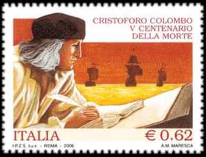 5° Centenario della morte di Cristoforo Colombo - navigatore