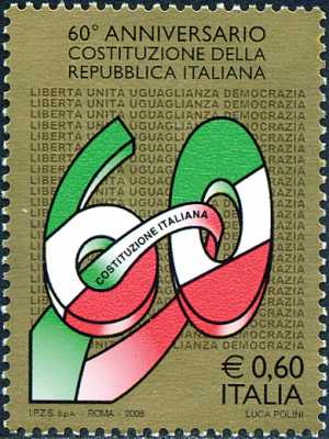 60° Anniversario della promulgazione della Costituzione della Repubblica Italiana