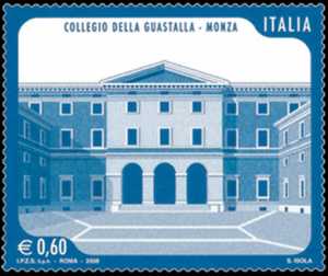 «Scuole ed Università» - Collegio della Guastalla di Monza  - facciata di Villa Barbò Pallavicini