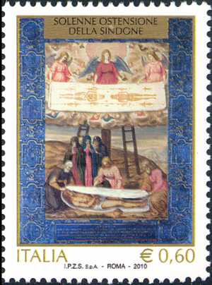 Solenne Ostensione della Sacra Sindone a Torino - dipinto di Gerolamo della Rove