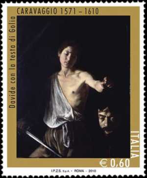  4º Centenario della morte di Michelangelo Merisi, detto «il Caravaggio» - Davide con la testa di Golia