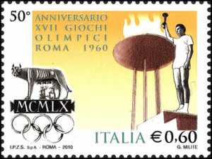 50º Anniversario dei XVII Giochi Olimpici di Roma 1960 