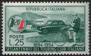 60° Anniversario del Touring Club Italiano - L. 25