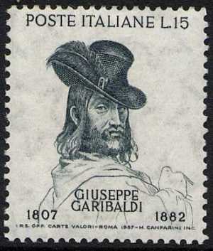 150° della nascita e 75° della morte di Giuseppe Garibaldi - ritratto