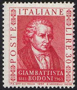 150° Anniversario della morte di Giambattista Bodoni  - ritratto di Appiani