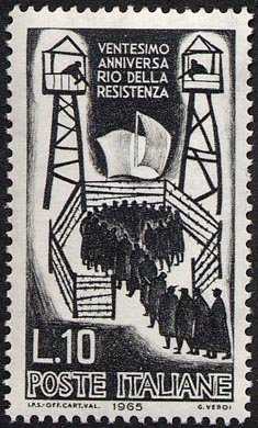 XX Anniversario della Resistenza - internati nei campi di concentramento