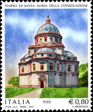 Patrimonio artistico e culturale italiano :  Tempio di Santa Maria della Consolazione - Todi 