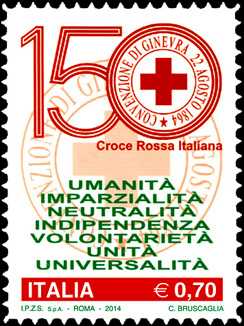 150° Anniversario della istituzione della Croce Rossa Italiana