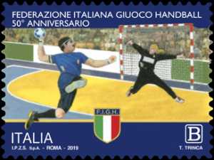 Federazione Italiana Gioco Handball - 50° Anniversario della fondazione