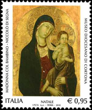 Il Santo Natale - «Madonna col Bambino» di Niccolò di Segna - Museo Diocesano di Cortona