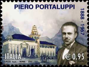 Patrimonio artistico e culturale italiano   :   Cinquantenario della morte di Piero Portaluppi - Architetto