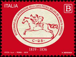 Bicentenario della introduzione della Carta postale bollata del Regno di Sardegna