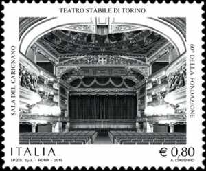 Patrimonio artistico e culturale italiano :  Teatro Stabile di Torino - 60° della fondazione  