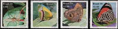 Esposizione Mondiale di Filatelia Tematica  «Brasiliana ' 79»  - Farfalle