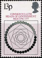 Gran Bretagna 1977 - Conferenza dei capi di governo del Commonwealth