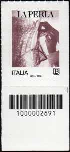 Eccellenze del sistema produttivo e del Made in Italy : La Perla - francobollo con codice a barre n°  2691   in  BASSO  a  destra