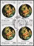 1983 - Natale - 5° Centenario della nascita di Raffaello Sanzio - «La Madonna della seggiola»