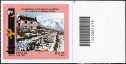 2015 - Parchi, Giardini e Orti Botanici d'Italia : Giardino botanico alpino di Campo Imperatore - francobollo con codice a barre n° 1679  A  DESTRA  IN  BASSO
