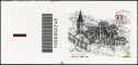 2022 - Patrimonio artistico e culturale italiano - La Cattedrale di Piacenza - IX Centenario della costruzione - francobollo con codice a barre n° 2240 a SINISTRA in basso