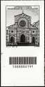 Cattedrale di Santa Maria Assunta di Cosenza - VIII Centenario della consacrazione - francobollo con codice a barre n° 2191 IN  BASSO a sinistra