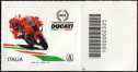 Lo Sport  :  Moto Ducati - Campioni del Mondo Moto GP 2022 - francobollo con codice a barre n° 2325 a DESTRA in basso