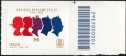 La Regina Elisabetta II - francobollo con codice a barre n° 2362 a DESTRA in alto