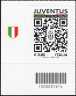 2015 - Juventus campione d'Italia 2014-2015 - francobollo con codice a barre n° 1674 