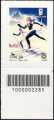 Lo Sport : Marcialonga - 50° Anniversario - francobollo con codice a barre n° 2285 in BASSO a destra