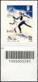 Lo Sport : Marcialonga - 50° Anniversario - francobollo con codice a barre n° 2285 in BASSO a sinistra