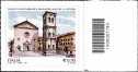 2016 - "Patrimonio artistico e culturale italiano" : Santuario Santa Maria della Quercia - Viterbo - francobollo con codice a barre n° 1785  