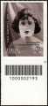 Tina Modotti - 80° Anniversario della scomparsa - francobollo con codice a barre n° 2193 IN  BASSO a destra